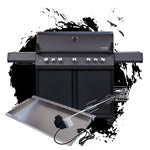 Santos S-518 PRO All Black inkl. SANTOS XXL Plancha & Drehspieß