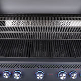 SANTOS S-518 Pro All Black Matt | Seiten- & Heckbrenner | inkl. Drehspieß