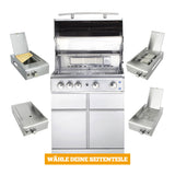 ALLGRILL Chef L Gasgrill - 4 Brenner