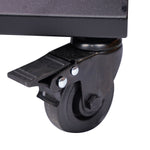 SANTOS S-518 Pro All Black Matt | Seiten- & Heckbrenner | inkl. Drehspieß