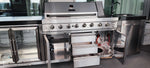 AllGrill Outdoorküche Ultra mit Doppeltüren- Kühlschrank Spüle und großem Volledelstahl Gas-Grill