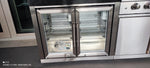 AllGrill Outdoorküche Ultra mit Doppeltüren- Kühlschrank Spüle und großem Volledelstahl Gas-Grill