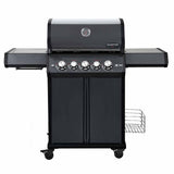 SANTOS Gasgrill S-318 Pro All Black Matt
