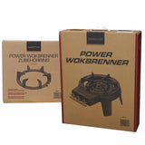 SANTOS Power Wokbrenner | Komplettset mit Wok & Zubehör