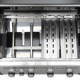 SANTOS S-418 Black | Seiten- & Heckbrenner inkl. Zubehör