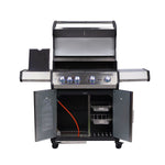 SANTOS S-401 Pro Edelstahl | Seitenkocher