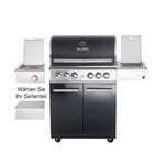 Chef L schwarz MODULAR-TOP-LINE-ALLGRILL -Grundmodell-