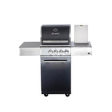 Chef S schwarz MODULAR-TOP-LINE-ALLGRILL -Grundmodell-