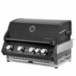 SANTOS Free S-410 PRO Einbaugrill | Heckbrenner | All Black