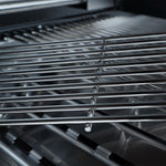 SANTOS S-418 Black mit Edelstahlrosten | inkl. Seiten- & Heckbrenner