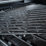 SANTOS S-418 Black mit Edelstahlrosten | inkl. Seiten- & Heckbrenner
