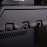 SANTOS S-418 Black mit Edelstahlrosten | inkl. Seiten- & Heckbrenner