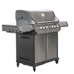 SANTOS S-418 Pro Edelstahl I Seiten- & Heckbrenner