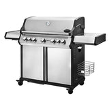 SANTOS S-518 Pro Edelstahl | Seiten- & Heckbrenner | inkl. Drehspieß