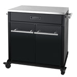 SANTOS BBQ Cart | Schublade & Türen | Matt Schwarz